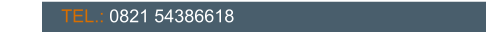 TEL.: 0821 54386618